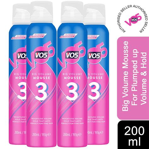 vo5 mousse 3|vo5 volume mousse.